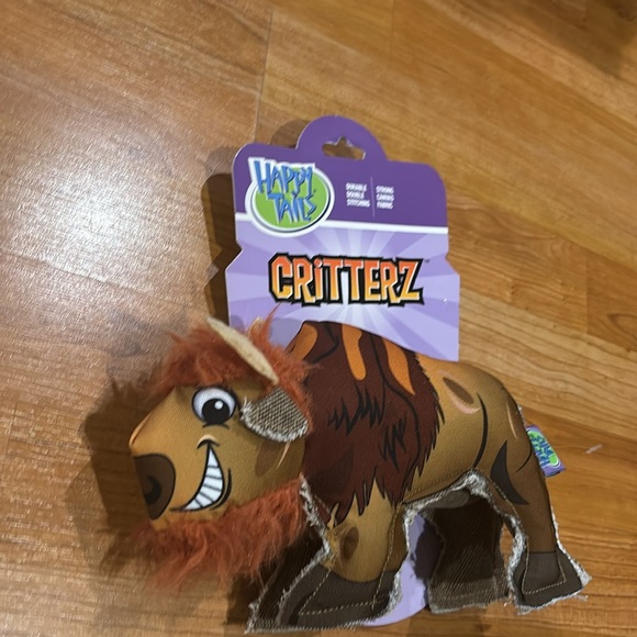 Happy Tails Ruff's Double-Stitched Buffalo Plush Reinforced Toy Dog NEW 10” - Picture 3 of 4